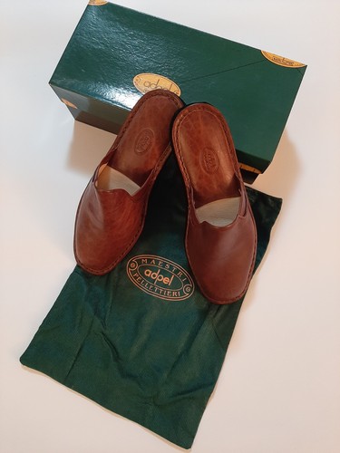Pantofole cuoio vintage - pantofole, in