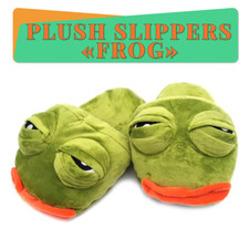 Pantofole Peluche Pepe La Rana