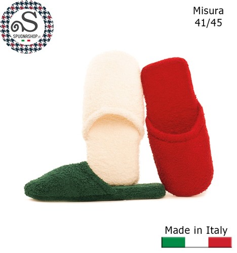 Ciabatte spugna cotone - in,